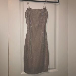 Light pink glittery dress. *worn once
